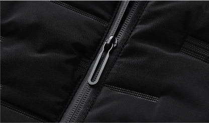 Loom & Soul™ Men’s Down Padded Suit Set – Hooded Winter Jacket & Matching Pants for Warmth and Style