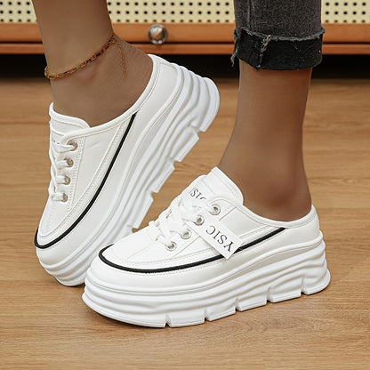 Chaussures plates décontractées d'été – Sandales quotidiennes confortables à lacets
