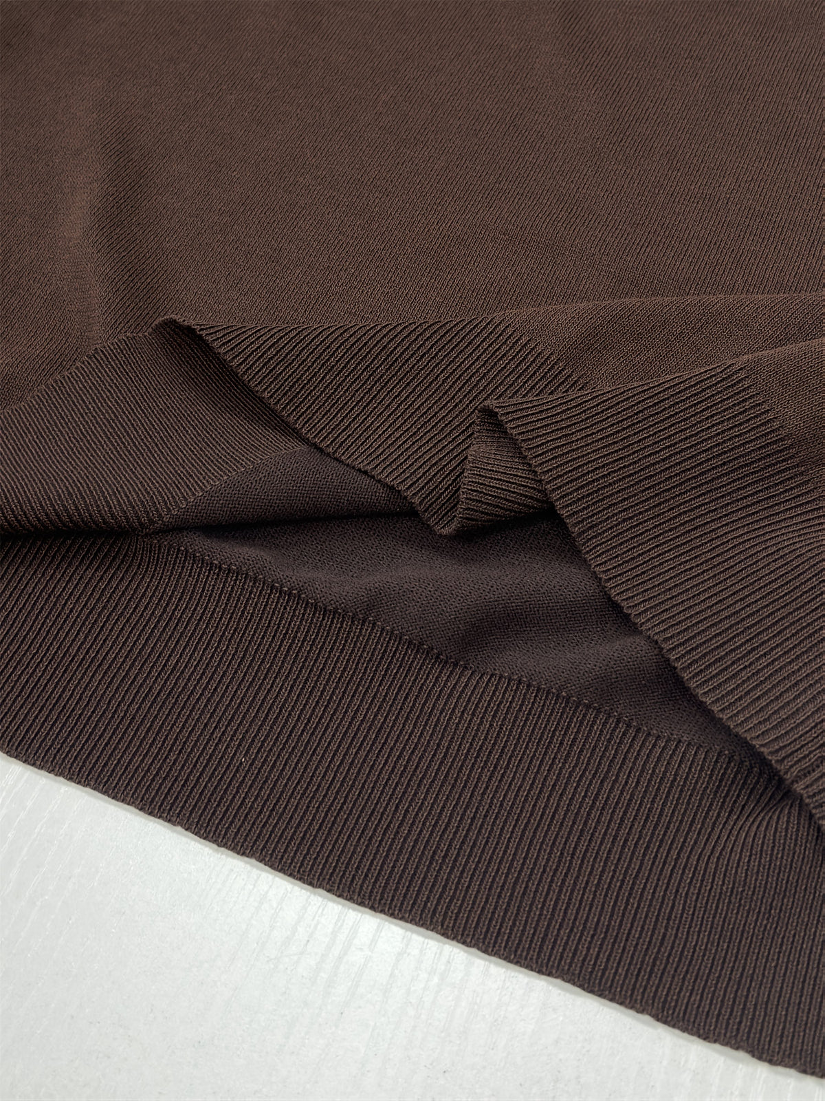 Chandail en maille rayé pour homme – Col rond classique à manches longues
