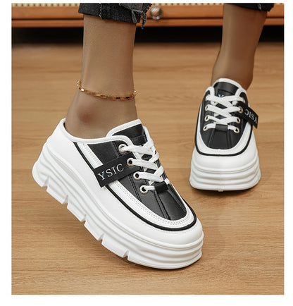 Chaussures plates décontractées d'été – Sandales quotidiennes confortables à lacets