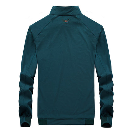 Veste décontractée en nylon pour homme Loom & Soul – Coupe-vent léger à fermeture éclair pour le quotidien