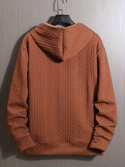 Men’s Sports Hoodie – Solid Color Long Sleeve 280gsm Activewear