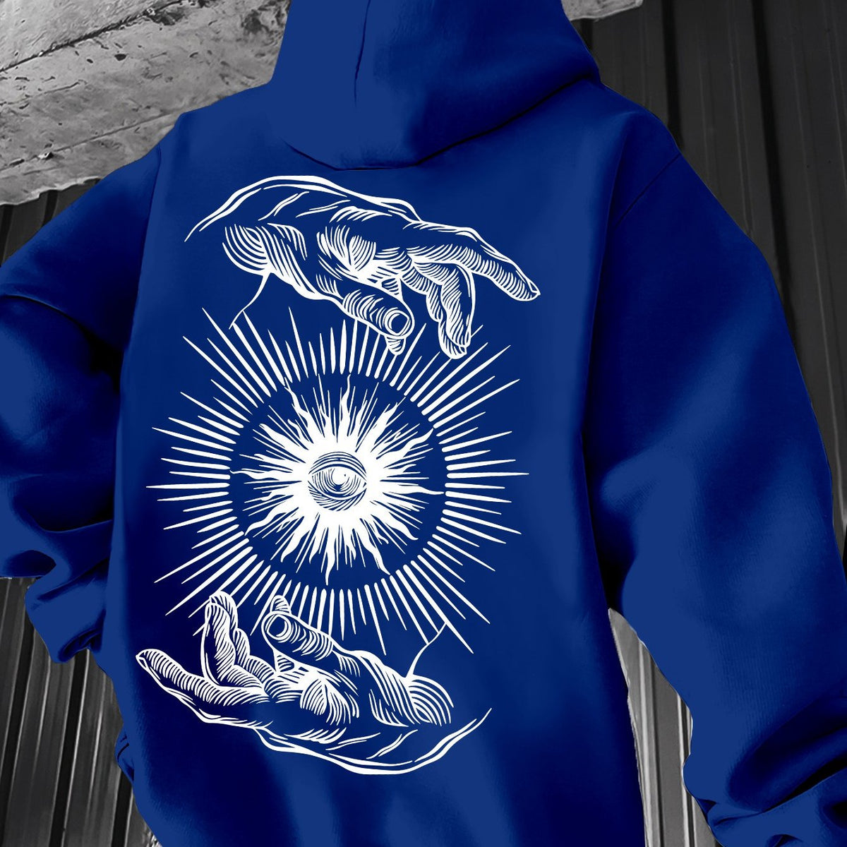 Pull à capuche léger pour homme – Graphisme minimaliste, idéal pour le printemps