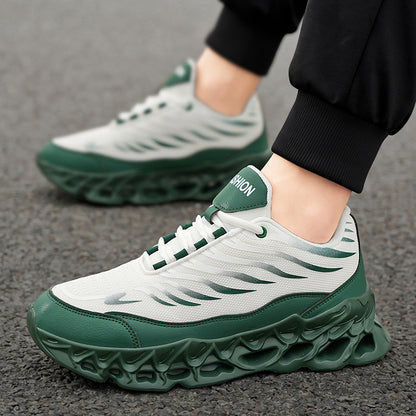 Baskets à lacets Loom & Soul™ pour hommes – Chaussures de sport et de course décontractées à semelle épaisse