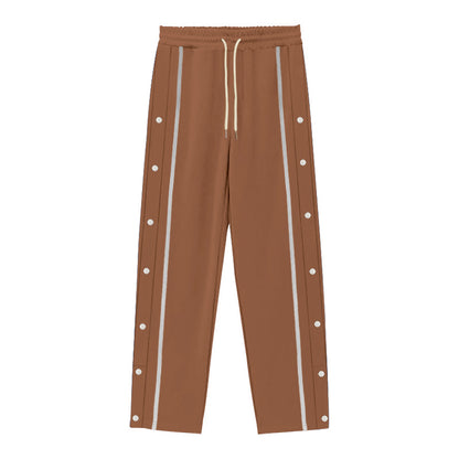 Pantalon décontracté de sport pour homme – Coupe droite ample, pantalon quotidien