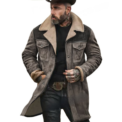 Blouson utilitaire color-block homme – Manteau en mélange de coton multi-poches