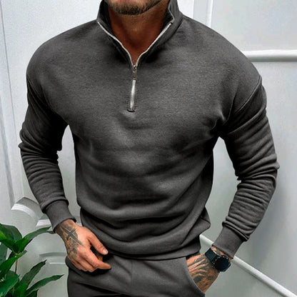 Loom & Soul™ Sweat-shirt uni – Haut décontracté à manches longues pour le confort et le style au quotidien