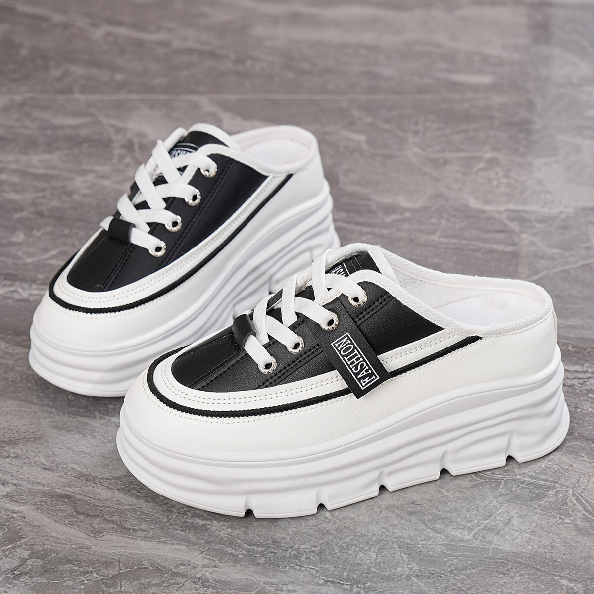 Chaussures plates décontractées d'été – Sandales quotidiennes confortables à lacets