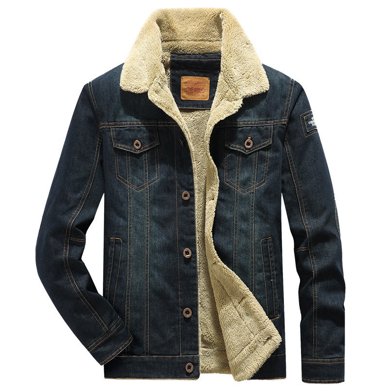 Loom & Soul Men’s 100% Cotton Coat – Classic Warm Lined Jacket for Autumn & Winter | Timeless Casual Outerwear