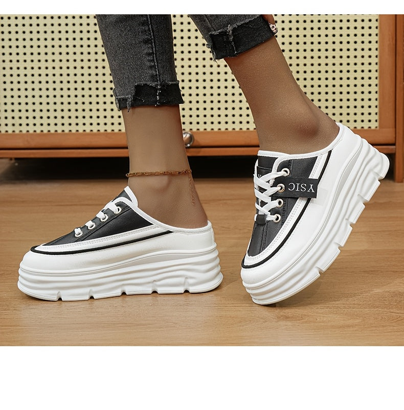 Chaussures plates décontractées d'été – Sandales quotidiennes confortables à lacets