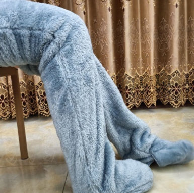 Loom & Soul™ Over-Knee Fuzzy Long Socks – Unisex Winter Warm Sleeping & Home Stockings