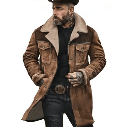 Blouson utilitaire color-block homme – Manteau en mélange de coton multi-poches