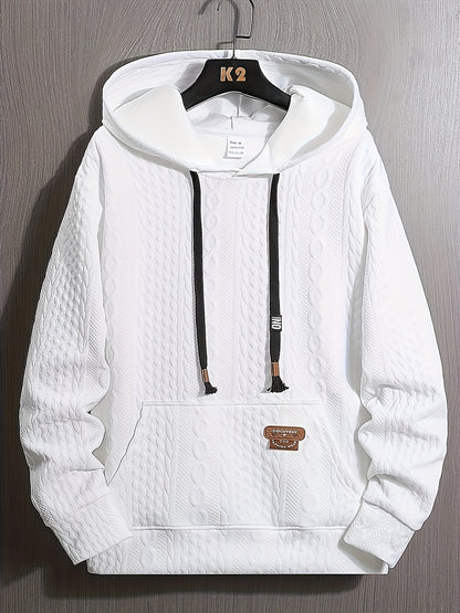 Men’s Sports Hoodie – Solid Color Long Sleeve 280gsm Activewear
