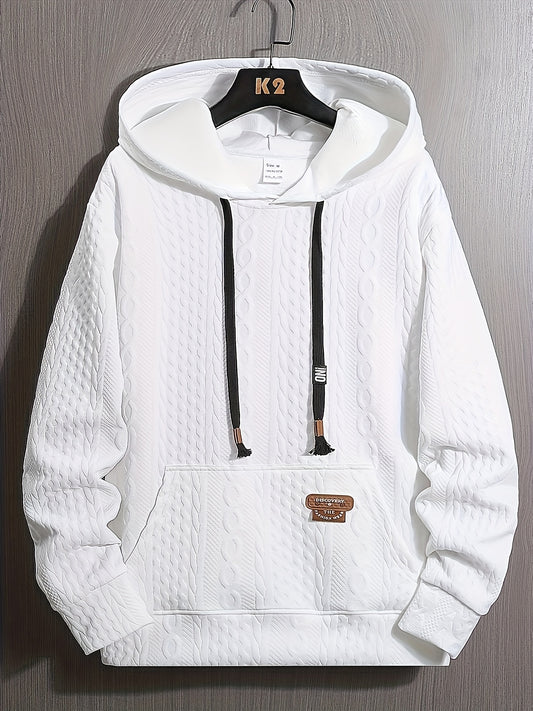 Men’s Sports Hoodie – Solid Color Long Sleeve 280gsm Activewear