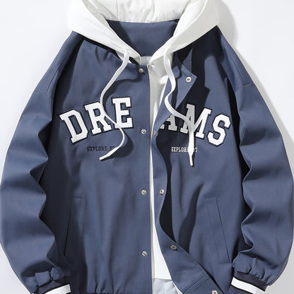 Chaqueta con capucha "DREAMS" para hombre de Loom & Soul – Abrigo holgado estilo streetwear