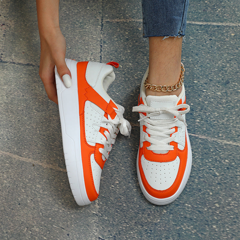 Loom & Soul Baskets plateforme unisexe – Chaussures de sport décontractées antidérapantes de style européen et américain avec semelle souple en EVA