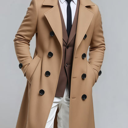 Men’s 3-in-1 Mid-Length Jacket – Double Breasted Coat