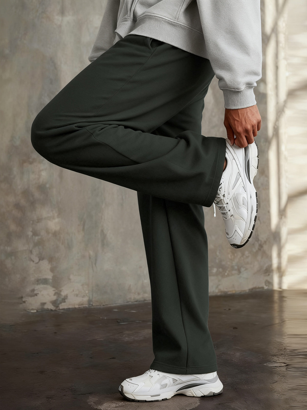 Men’s Straight-Leg Sweatpants – Modern High-Street Fit