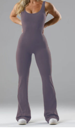 Women’s Slim Fit Backless Yoga Jumpsuit – Sculpting Activewear