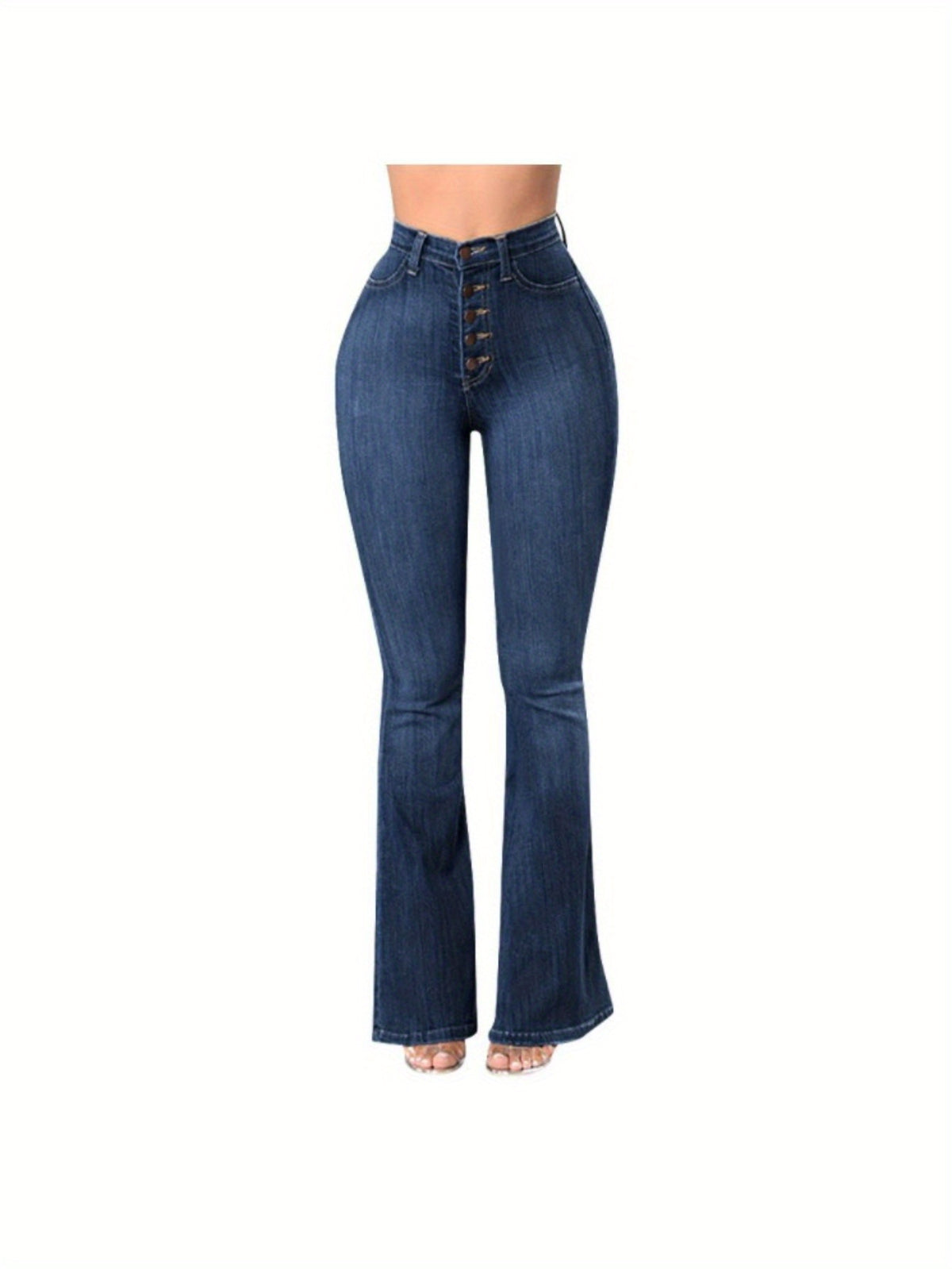 Snatched High Waist Wide Leg Jeans – Flowy Vintage Fit