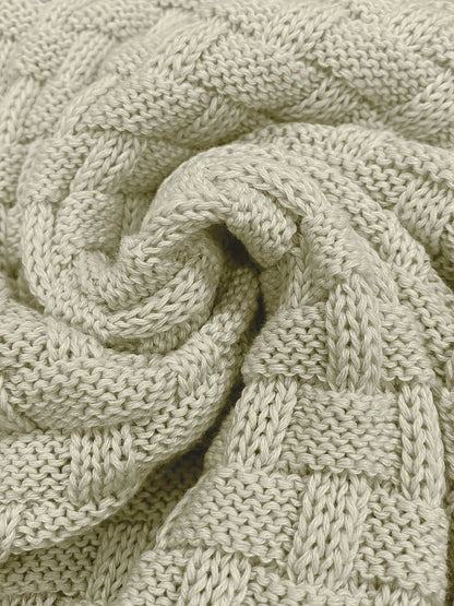 Pull en tricot gaufré pour homme – Grande élasticité avec col à revers