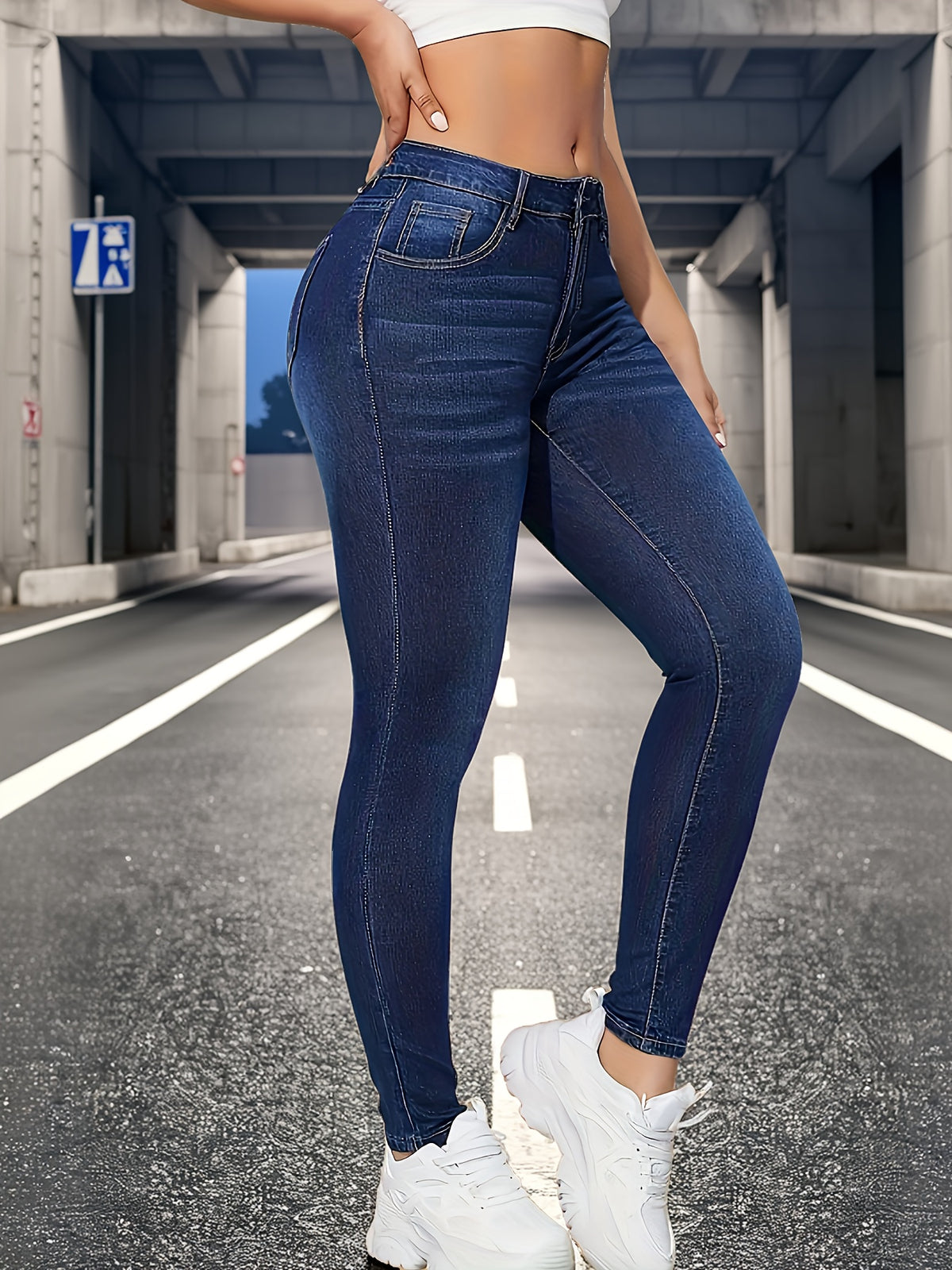 Jeans super stretch coupe skinny – Denim ajusté pour tous les jours