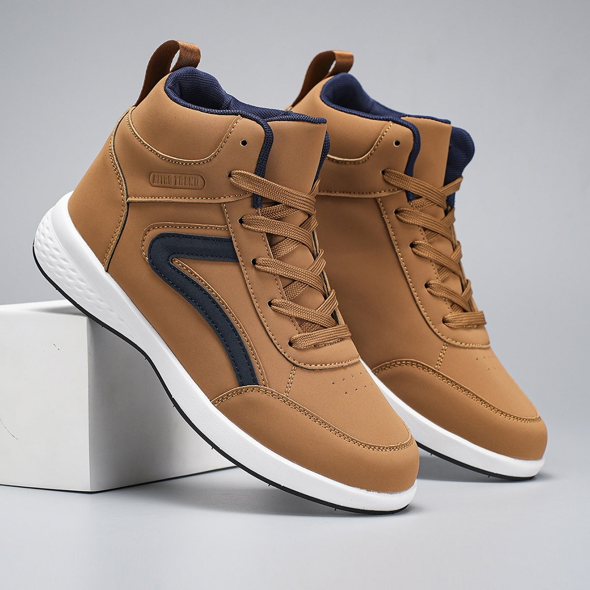 Baskets montantes classiques rétro – Chaussures de mode décontractées pour le streetwear