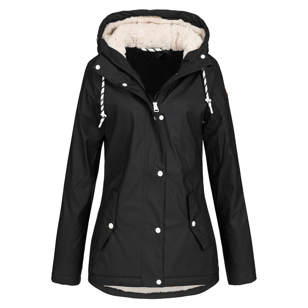 Veste de sport d'hiver pour femme – Manteau chaud, coupe-vent et actif
