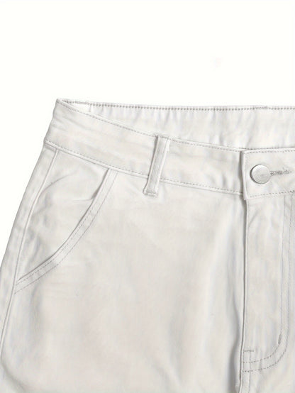 Pantalones cargo retro Y2K para mujer – Cintura alta, pierna ancha, estilo urbano