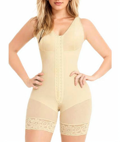 Loom & Soul™ Gaine Colombienne – Body gainant amincissant avec effet liftant et entrejambe zippé
