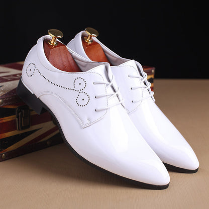Chaussures en cuir décontractées pour homme Loom & Soul – Mocassins habillés à enfiler avec dessus en PU et semelle en caoutchouc