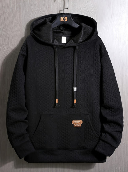 Men’s Sports Hoodie – Solid Color Long Sleeve 280gsm Activewear