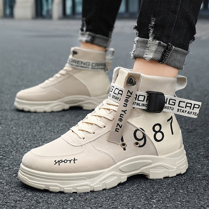 Chaussures de randonnée élégantes pour hommes – Bottes de cheville d'extérieur durables et antidérapantes