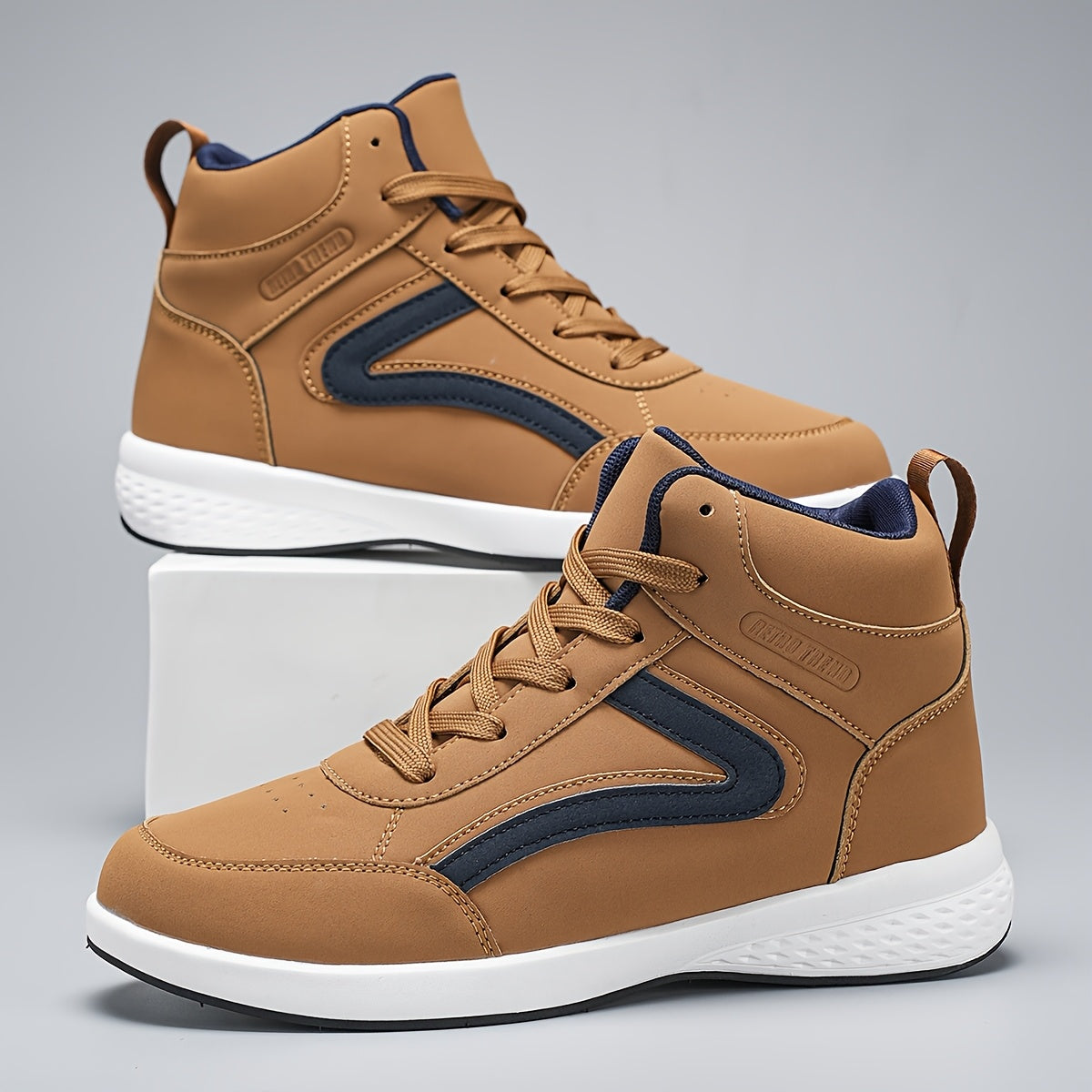 Baskets montantes classiques rétro – Chaussures de mode décontractées pour le streetwear