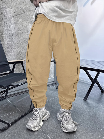 Pantalon de jogging décontracté pour homme – respirant, coupe ample, avec cordon de serrage
