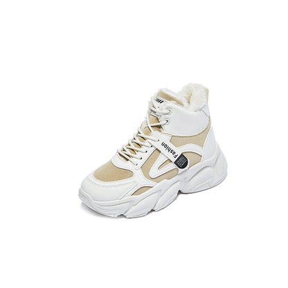 Baskets montantes doublées polaire Loom & Soul™ pour femme – Chaussures d'hiver chaudes, épaisses et confortables