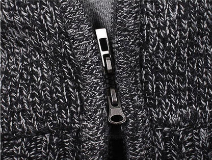 Loom & Soul™ Men’s Wool Blend Warm Jacket – Soft Acrylic-Wool Winter Coat for Everyday Comfort and Style
