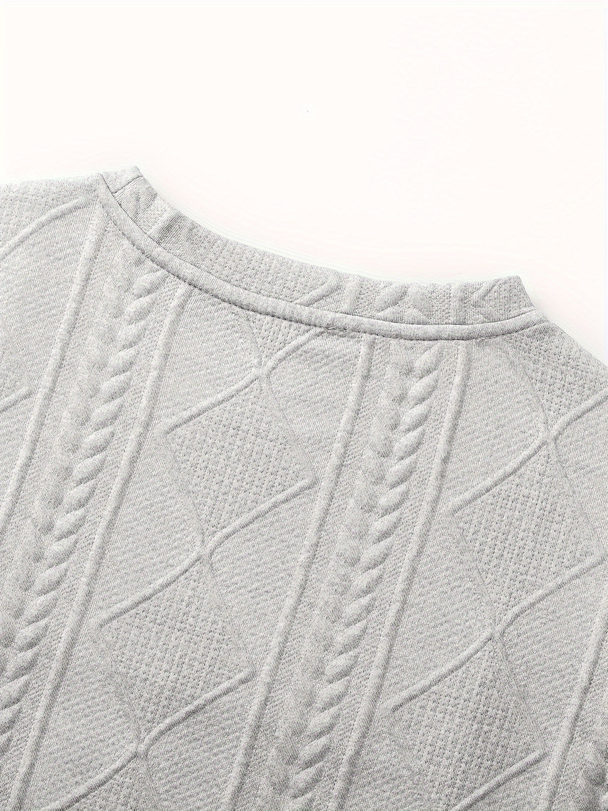 Sweat-shirt ras du cou géométrique pour homme – Pull décontracté à manches longues