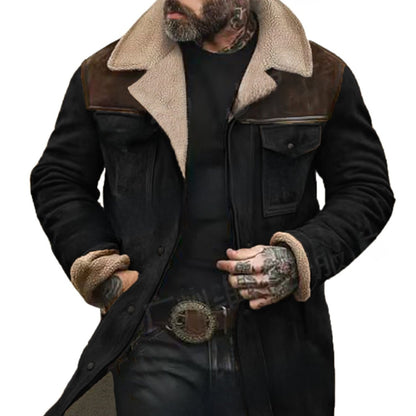 Blouson utilitaire color-block homme – Manteau en mélange de coton multi-poches