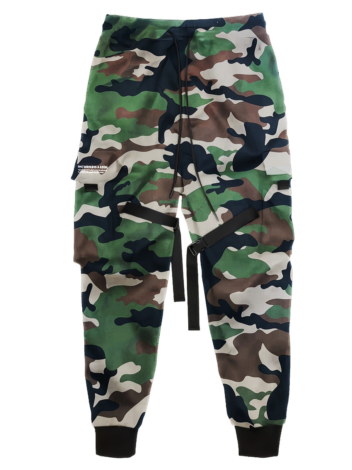 Pantalon Cargo Camouflage Homme – Pantalon de Rue Ample Multi-Poches