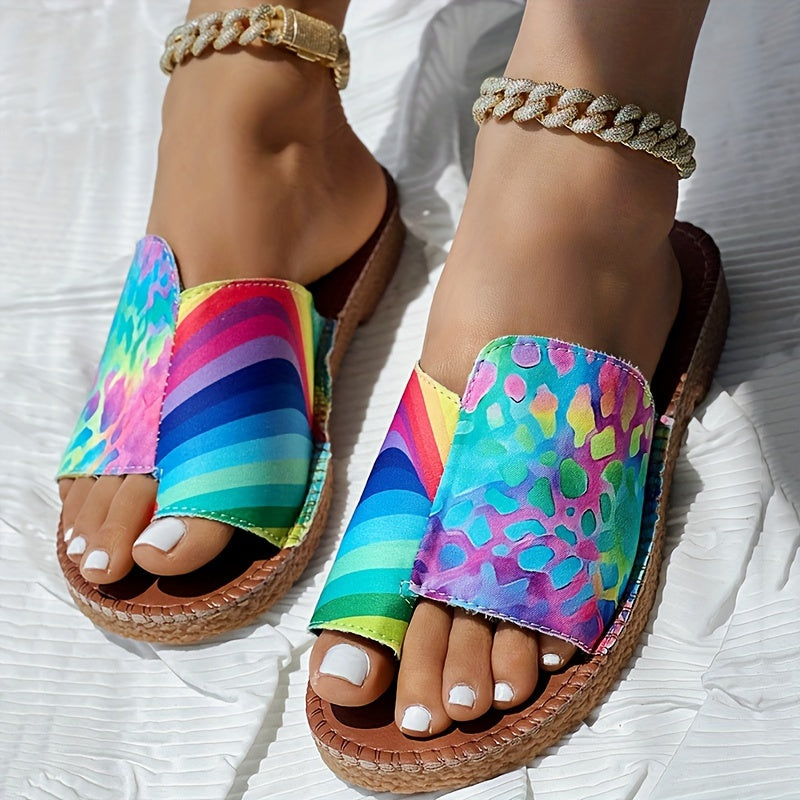 Zebra Leopard Print Flip Flops – Bold Pattern Toe Post Sandals