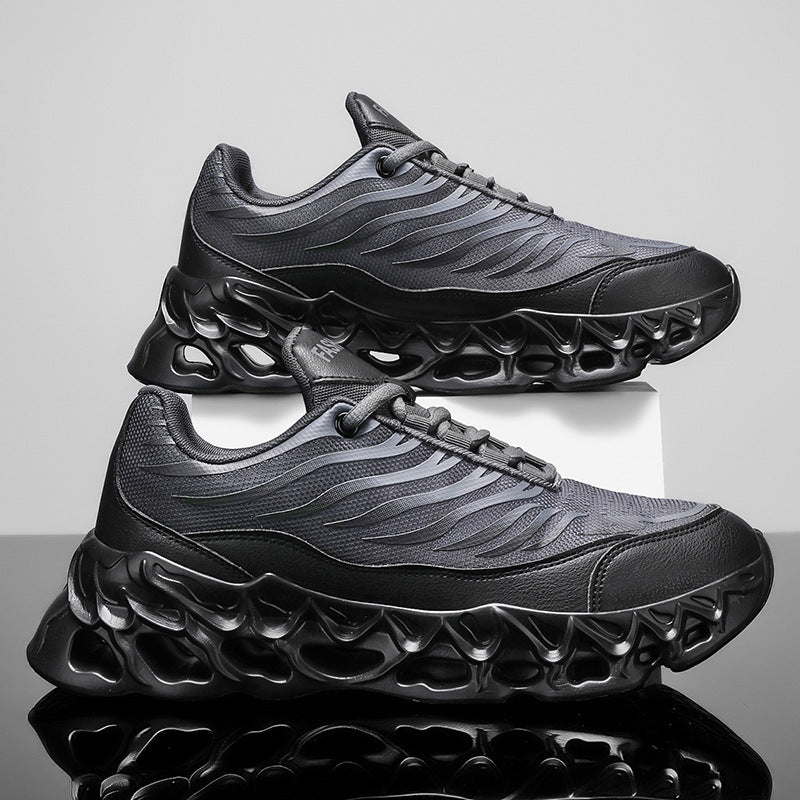 Baskets à lacets Loom & Soul™ pour hommes – Chaussures de sport et de course décontractées à semelle épaisse