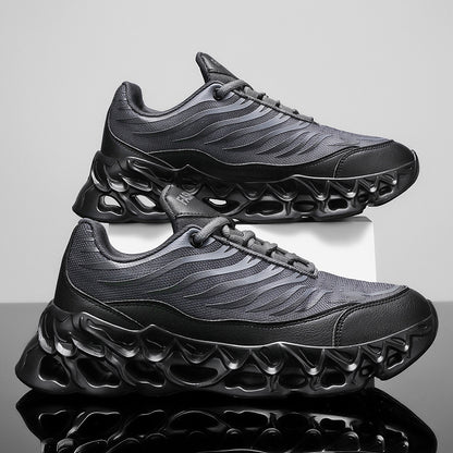 Baskets à lacets Loom & Soul™ pour hommes – Chaussures de sport et de course décontractées à semelle épaisse