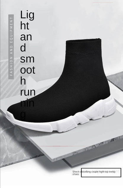 Chaussures de course montantes – Baskets unisexe à enfiler | Baskets réfléchissantes, respirantes et légères pour hommes et femmes