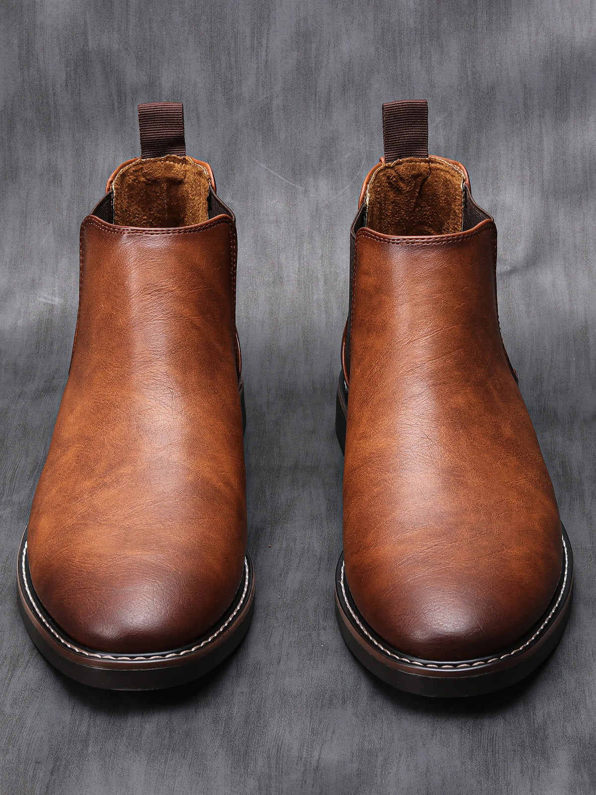 Loom & Soul Men’s Retro Chelsea Boots – Classic Slip-On British Style Boots