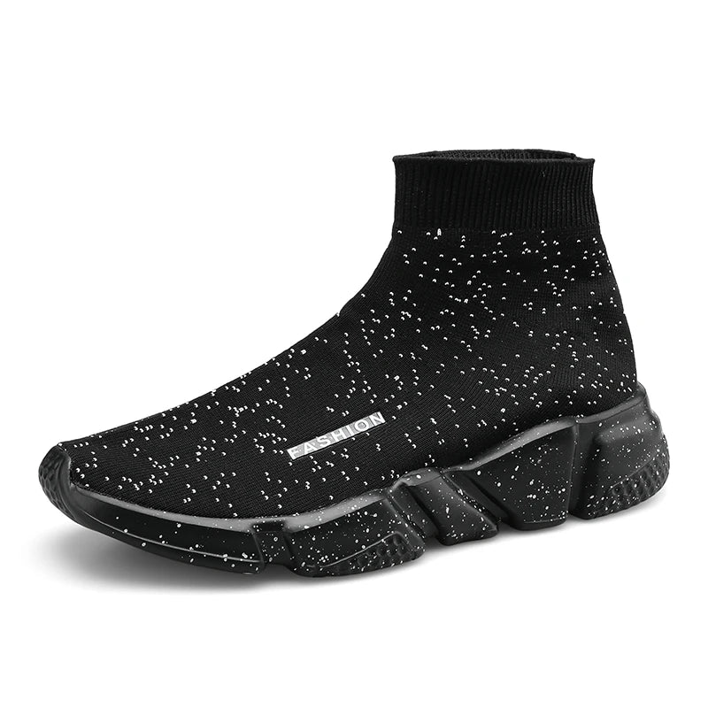 Chaussures de course montantes – Baskets unisexe à enfiler | Baskets réfléchissantes, respirantes et légères pour hommes et femmes
