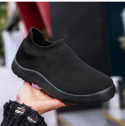 ZJEGA™ 2024 Baskets de course respirantes à enfiler pour femmes – Chaussures de sport légères à ajustement chaussette