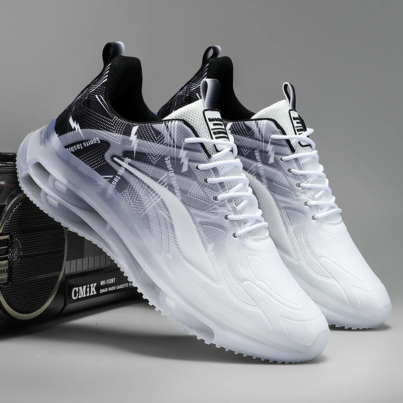 Baskets respirantes en maille AEROMAX™ 6069 pour hommes | Baskets patchwork légères pour tenues décontractées et sportives