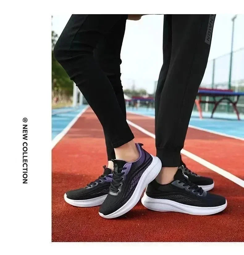 2025 Women’s Casual Mesh Flats – Anti-Slip Breathable Summer Walking Shoes