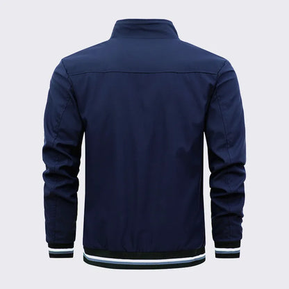 Blouson Aviateur Imperméable Homme Loom & Soul – Coupe-Vent Col Montant